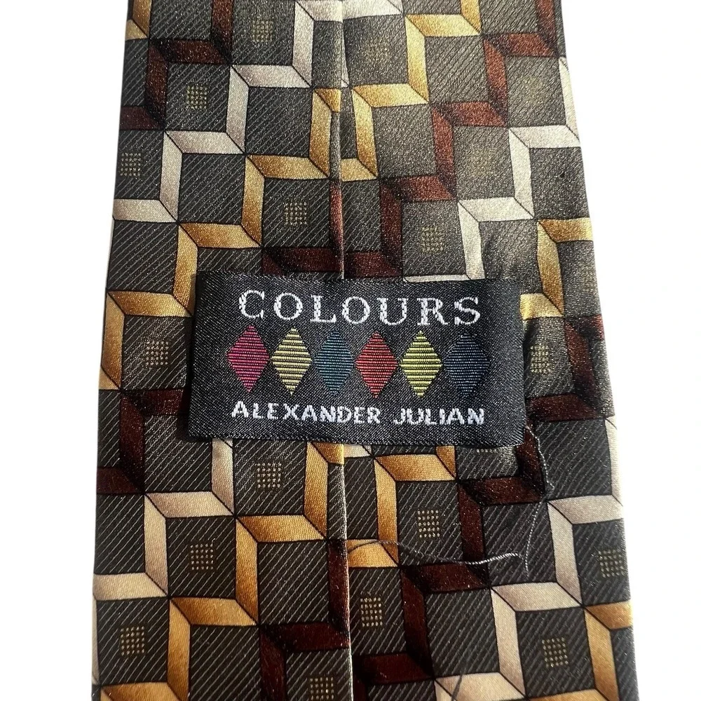 Alexander Julian Colours Mens Neck Tie 60